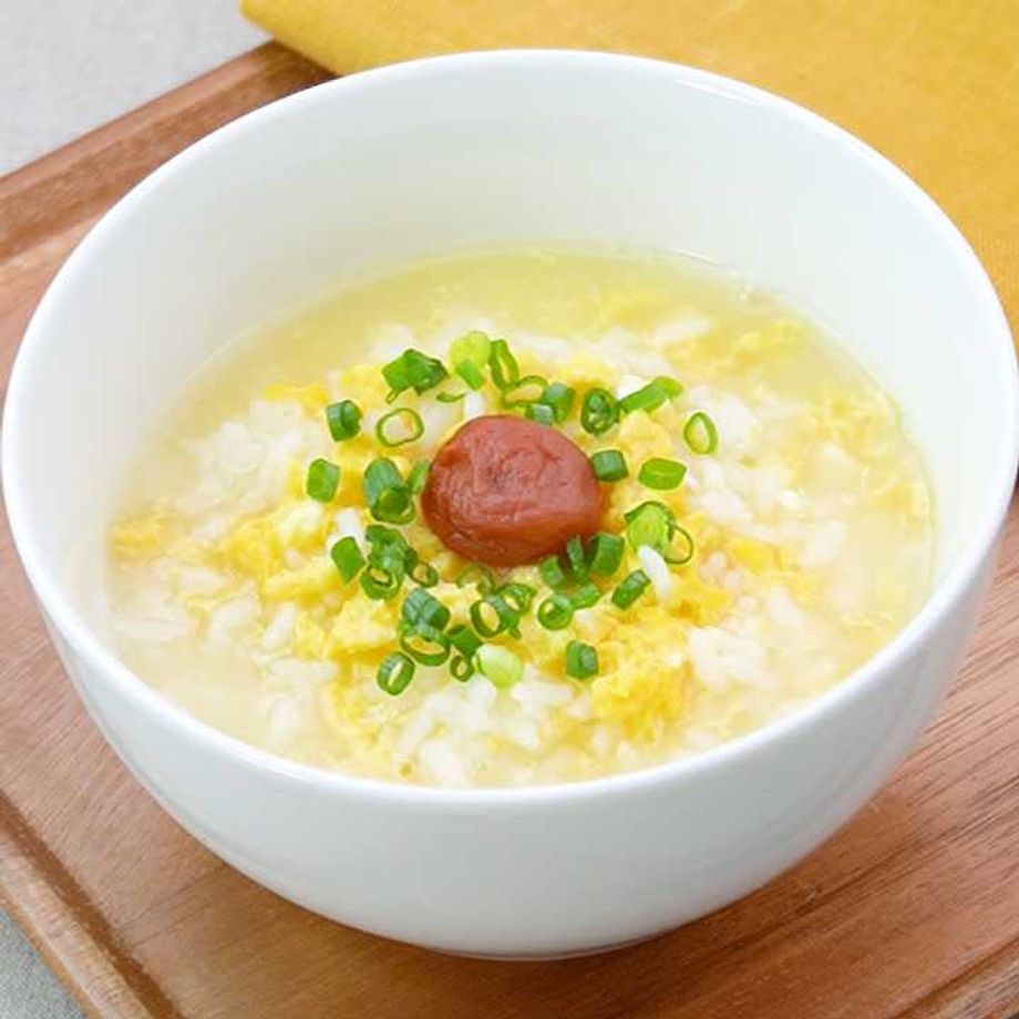 「中華風卵雑炊」レシピ