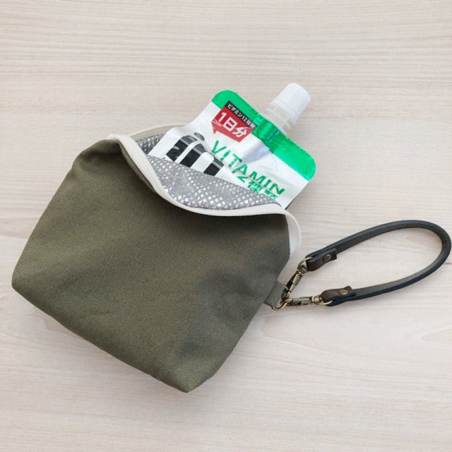 簡単&低コスト！コンビニおにぎり型ポーチの作り方 初心者さんもOKtsubakinote〜つばきノート