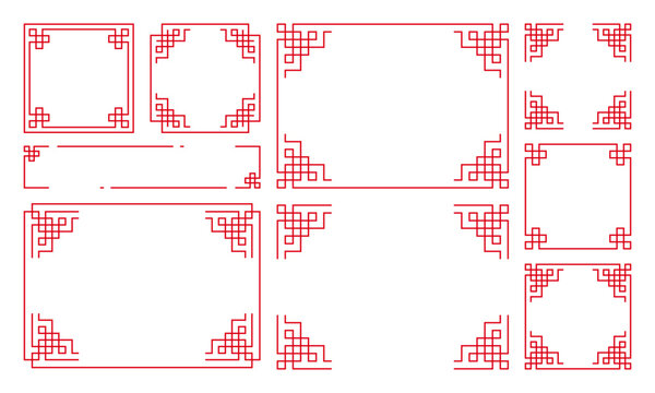 中華風装飾ブラシ - CLIP STUDIO ASSETS