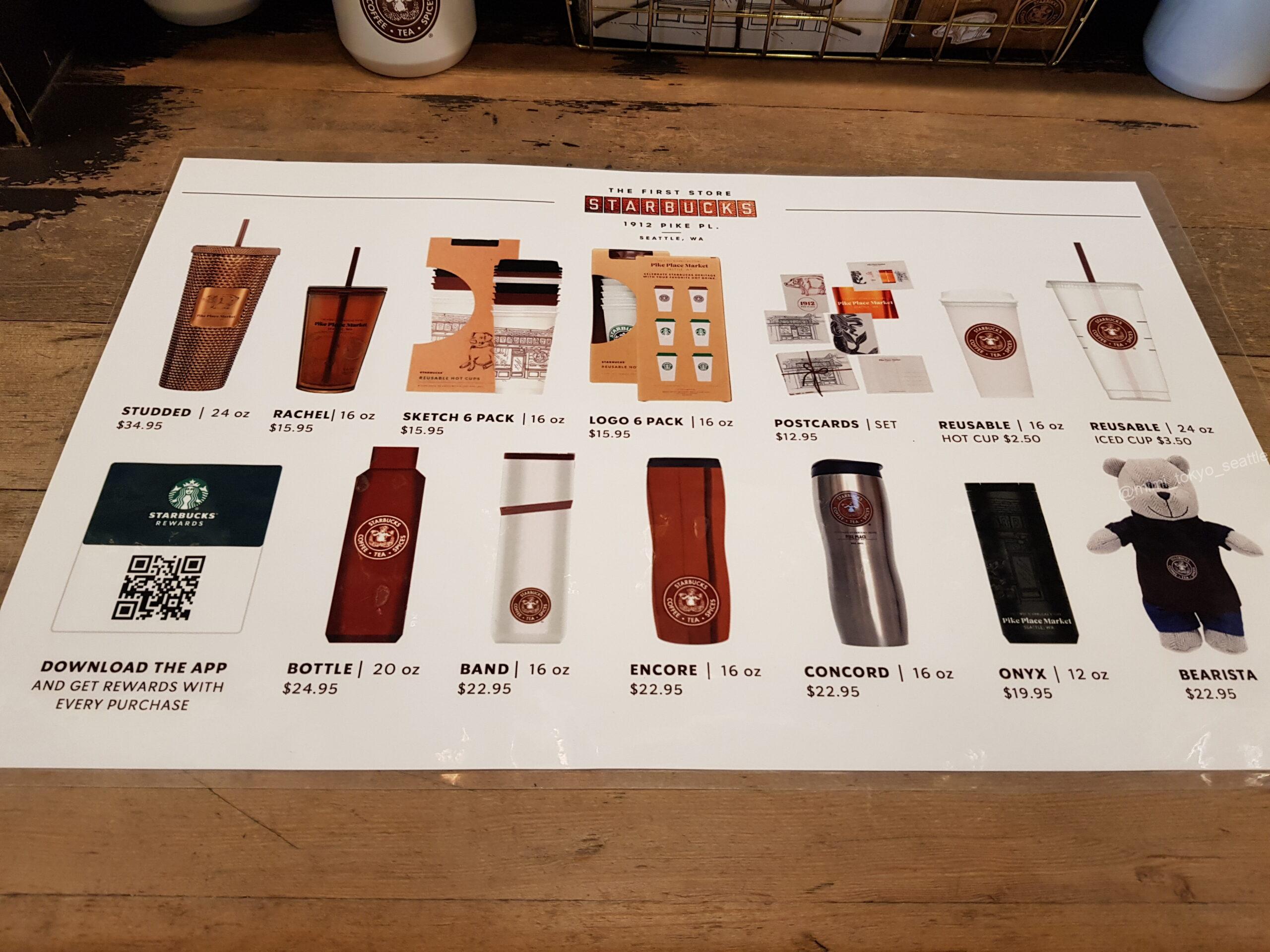 Starbucks -シアトル発1号店限定 スターバックス タンブラー シアトル スタバ一号店 グッズを