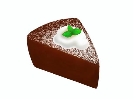 ガトーショコラ 透過PNG ：イラスト無料