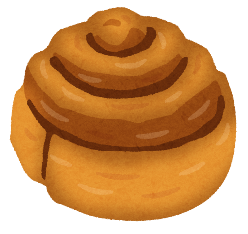 シナモンロール04フリー素材ドットコム