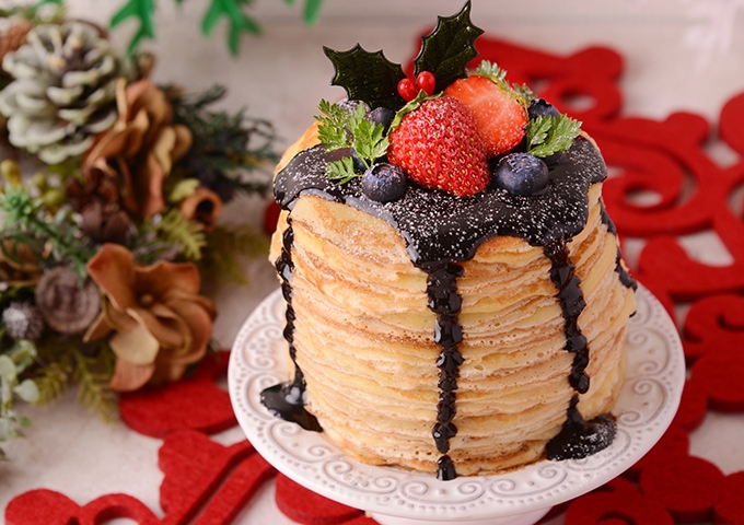 チョコレートパンケーキツリ