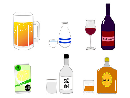 酒類イラスト素材365日