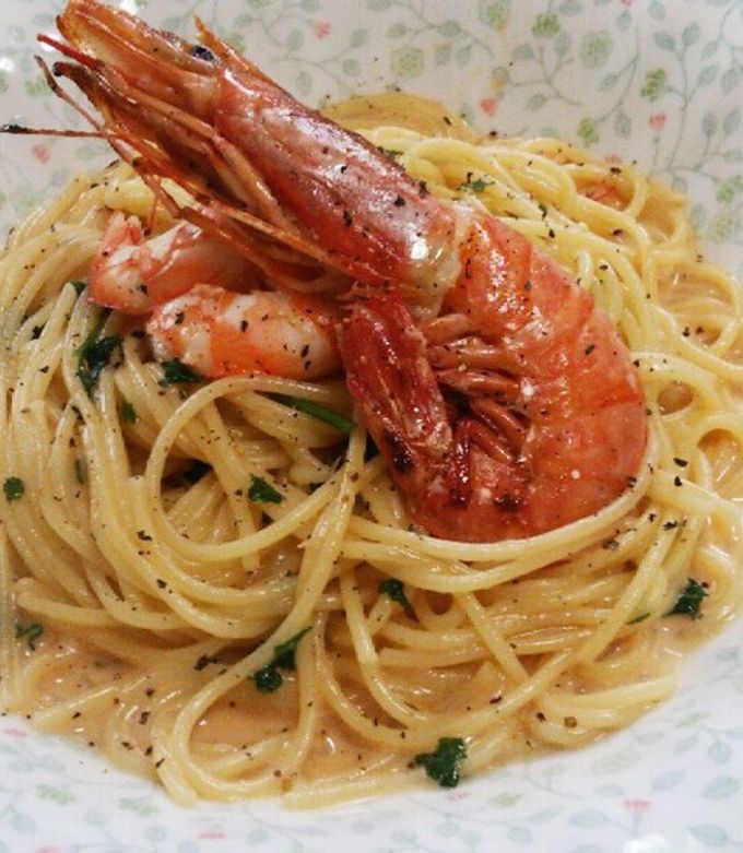 赤えびのガーリックソテ