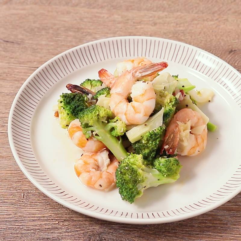 冷凍えびとブロッコリーの簡単レシピ