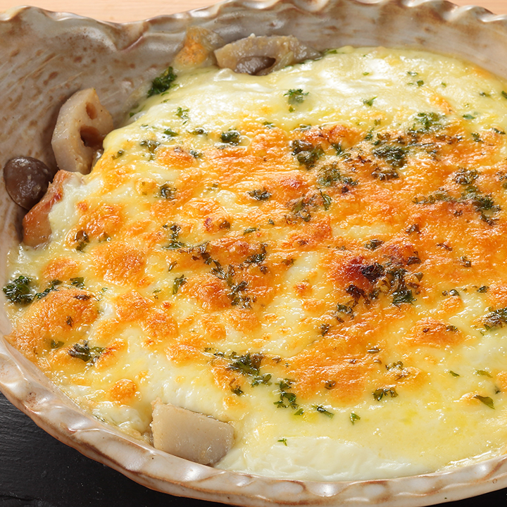 アレンジ！レシピ 「こなべっち」でグラタン MizkanSUPER MARKET KOHYO