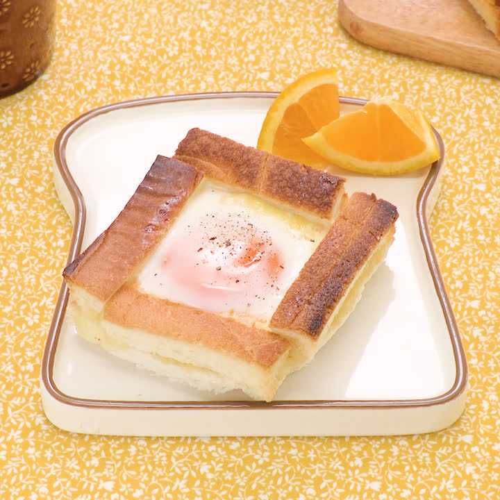 トースターで☆パン耳プディング