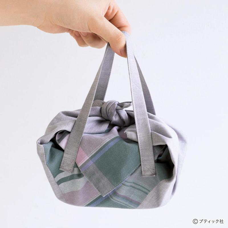 123 男の子 ハンドメイド 結ぶ練習ができるお弁当袋☆ストライプ☆ ひどく