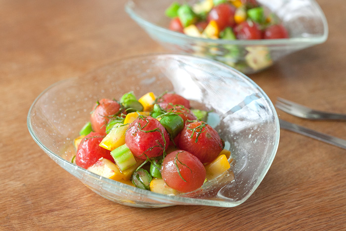 いくらでも食べられちゃうおいしさ♪トマトと大葉のさっぱり漬け