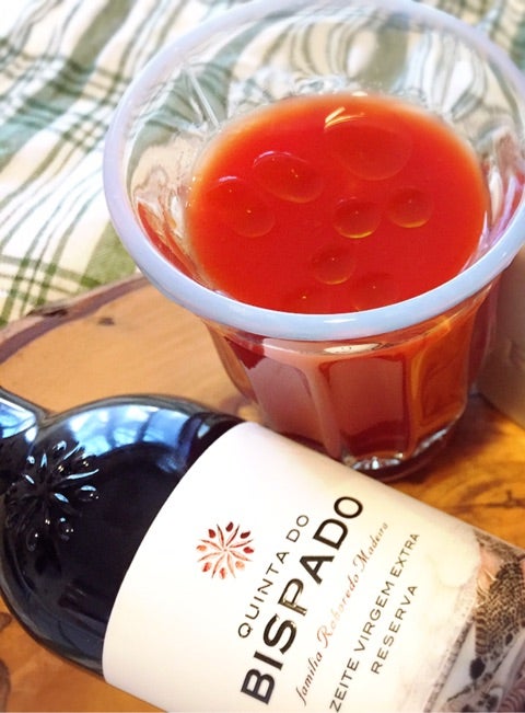 トマトジュースと牛乳のビシソワーズ由良オリーブを育てる会