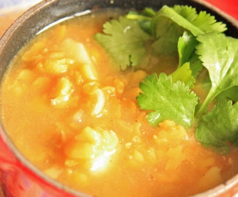 ヘルシーにおいしく！レンズ豆のカレ