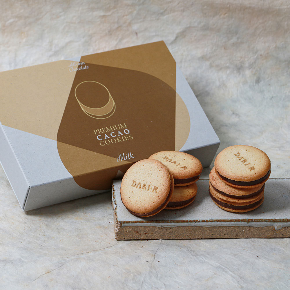 カカオサンドクッキー2枚 ダーク・ミルク 5箱セット