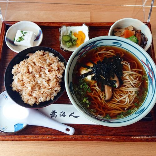 自家製粉石臼挽十割手打蕎麦 伊豆鞍馬 - 山かけそば yamakake soba
