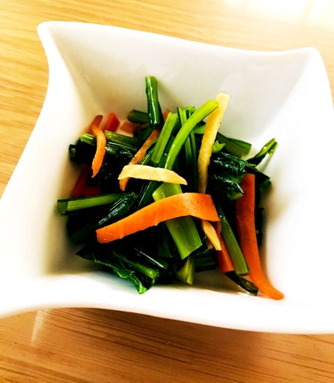 めんつゆで簡単！小松菜とじゃこのおひたし – にぎりっ娘。の公式サイト