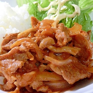 ポン酢でさっぱり♪豚ロース肉のジューシー焼き