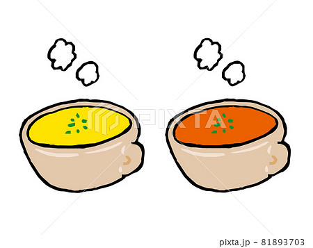 なめらかなコーンスープ クルトン入りイラスト - No: 23230962無料イラスト・フリー素材なら「イラストAC」