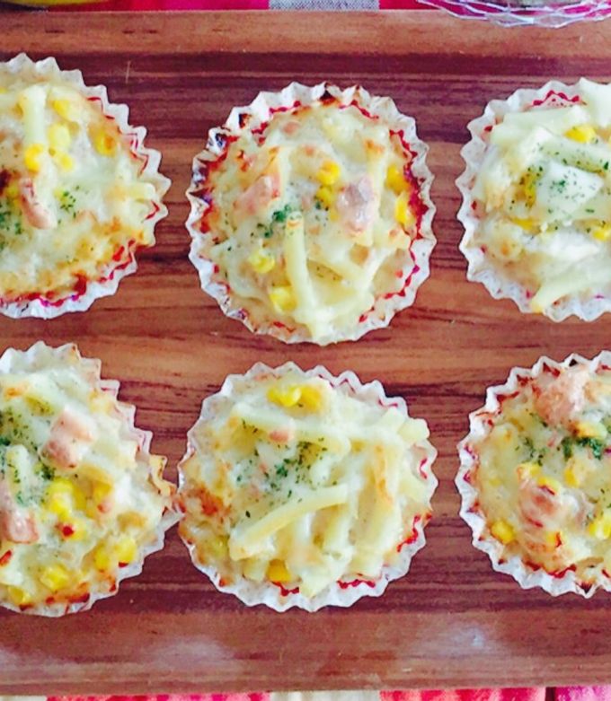 お弁当おかず 簡単に作れるハムカップグラタンレシピ 冷凍保存も◎ obento lunch box