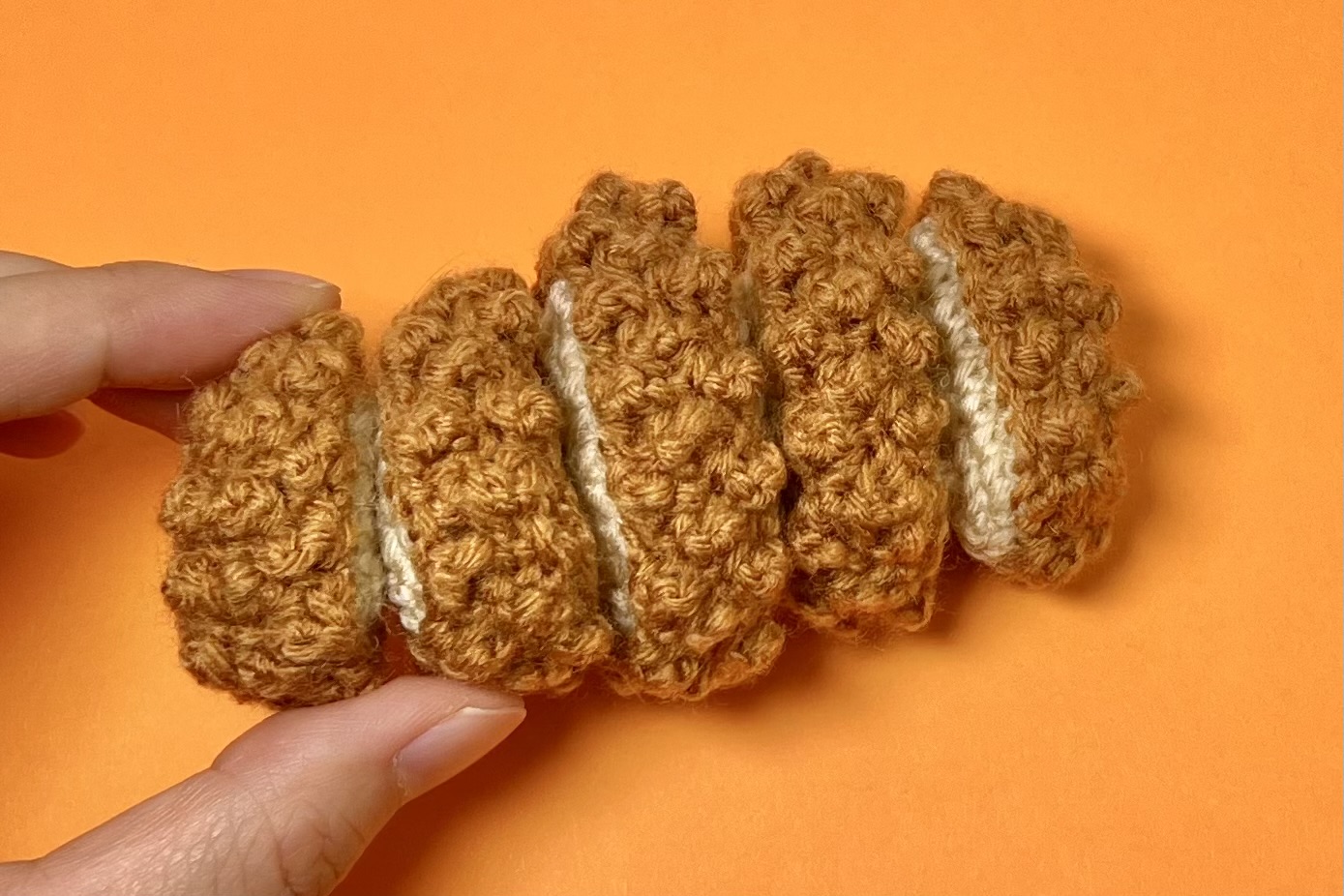 展示 パンケーキホットケーキ編みぐるみ毛糸スイーツ編み物