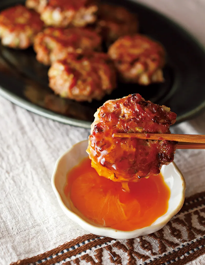 手が汚れない!「長芋豚つくね」ポリ袋レシピポリ袋・ゴミ袋のサニパック