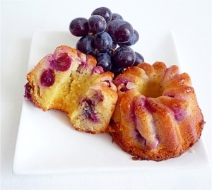 ぶどうのレアチーズケーキ