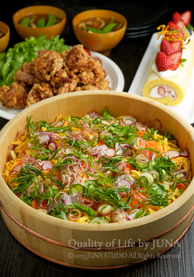 誕生日の晩ご飯better days