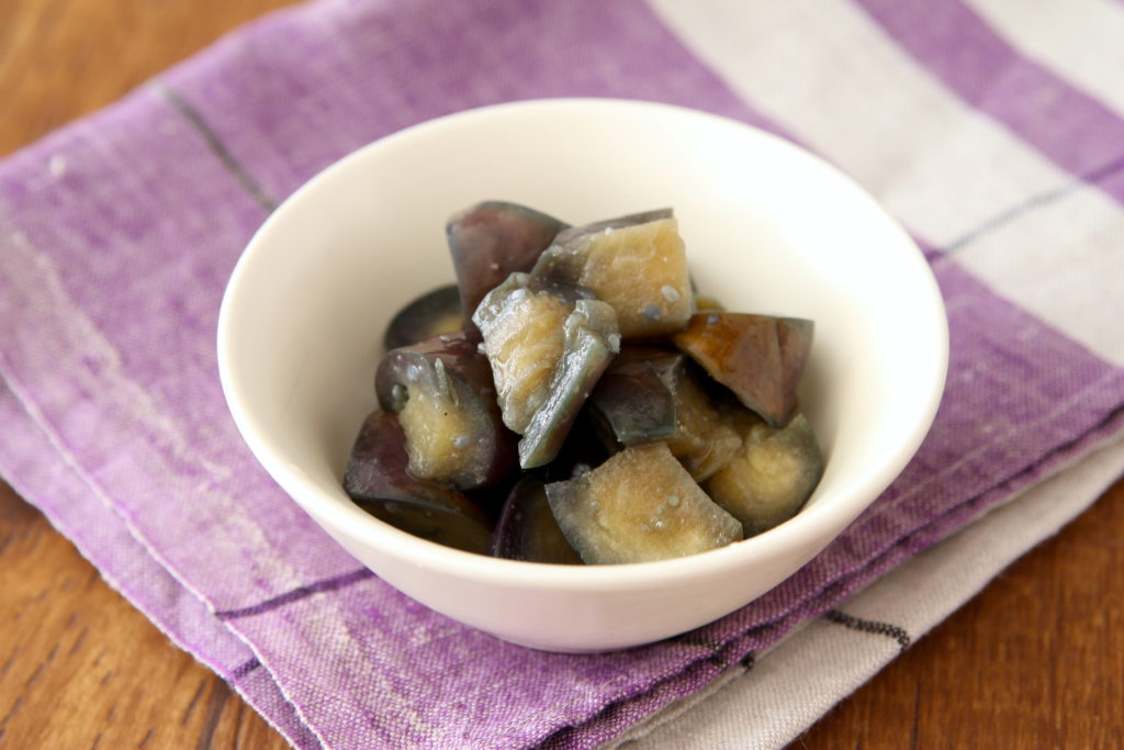 とろとろなすのごまナムル 作り置き・大量消費・レンジ