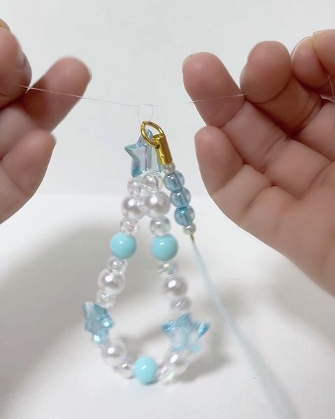 星ポップビーズのストラップ」の作り方 商用利用可ぬくもり