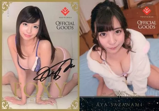 佐々波綾（AYA SAZANAMI）写真（商品付属品＆印字サイン） -