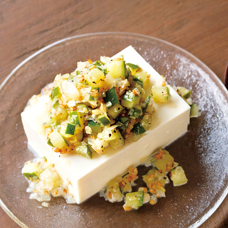 冷奴の辛味ぽん酢タレ