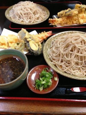 三彩海老天せいろそば自家製石臼挽き生そば 藍屋和食レストランすかいらーくグループ