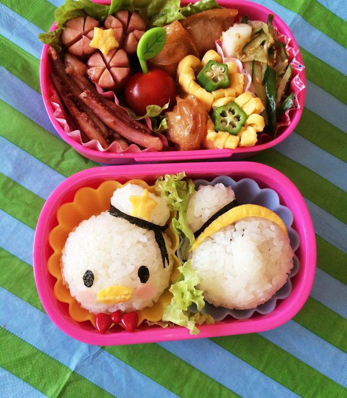 キャラ弁 ツムツム ドナルドと後ろ姿♡ by プティママンクックパッド簡単おいしいみんなのレシピが392万品