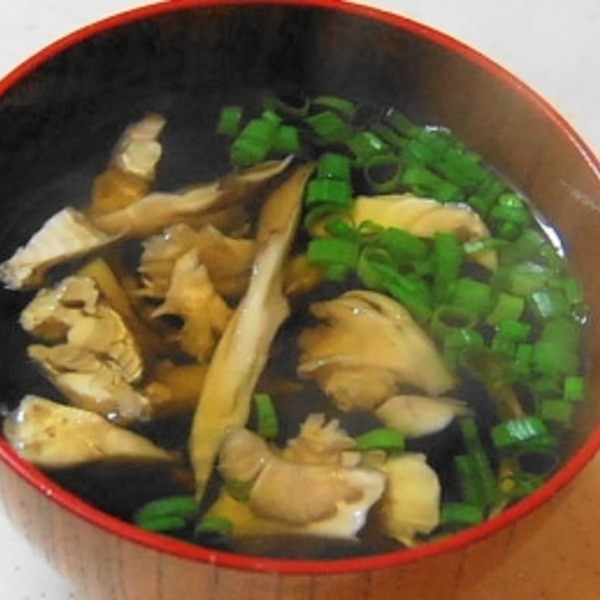 たっぷりキノコと野菜のお吸いもの