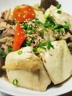 めんつゆで簡単☆肉豆腐 レシピ・作り方 by mint✩ 返レポお休み中- 楽天レシピ