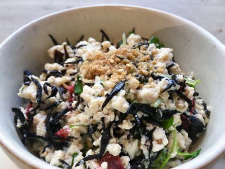 太らないおかずひじきと春雨の梅しそ和え