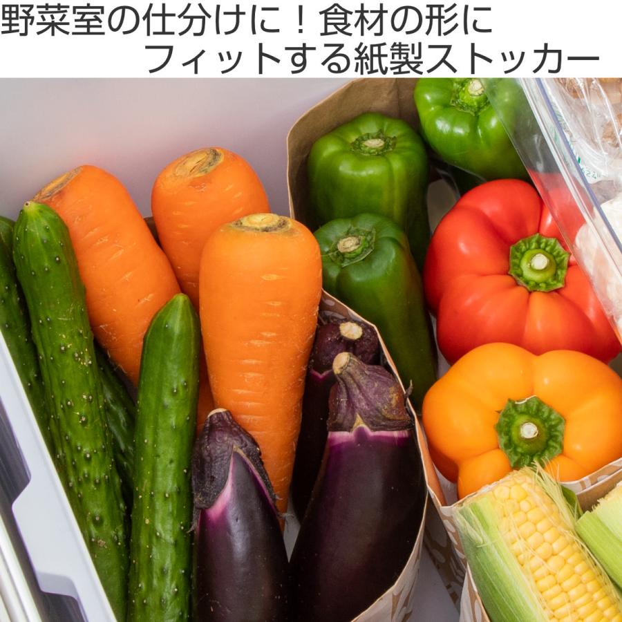 収納アイデア 余っている紙袋を野菜室の仕切りに活用 : 窪田千紘フォトスタイリングWebマガジン「Klastyling」暮らす＋スタイリング
