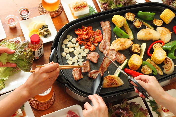 おうちで韓国料理 サムギョプサル ホットプレート×サムジャン＝簡単・本格韓国料理