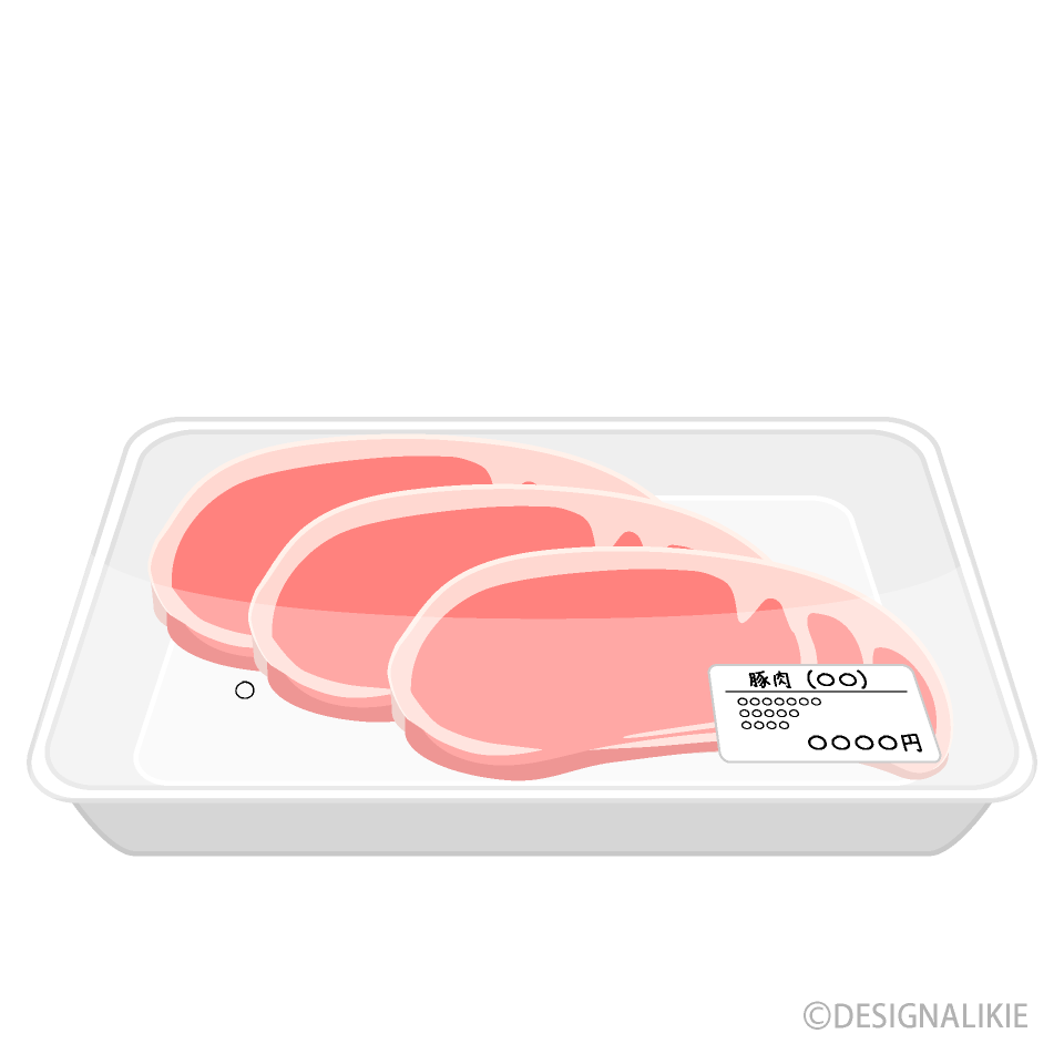 お肉 – イラストストック「時短だ」