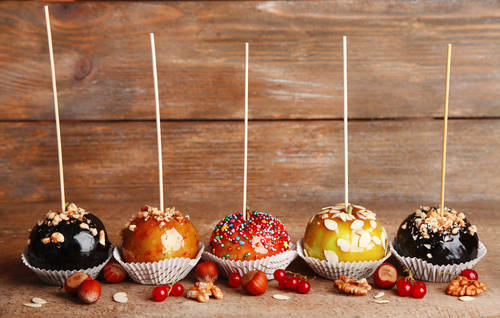 小さいりんご飴の写真・画像素材-Snapmart スナップマート