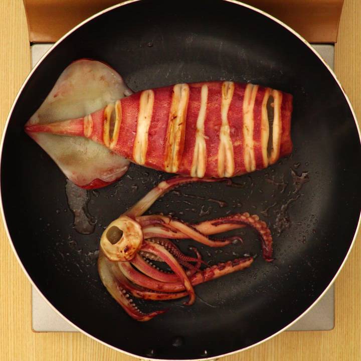 屋台のイカ焼きの写真・画像素材-Snapmart スナップマート