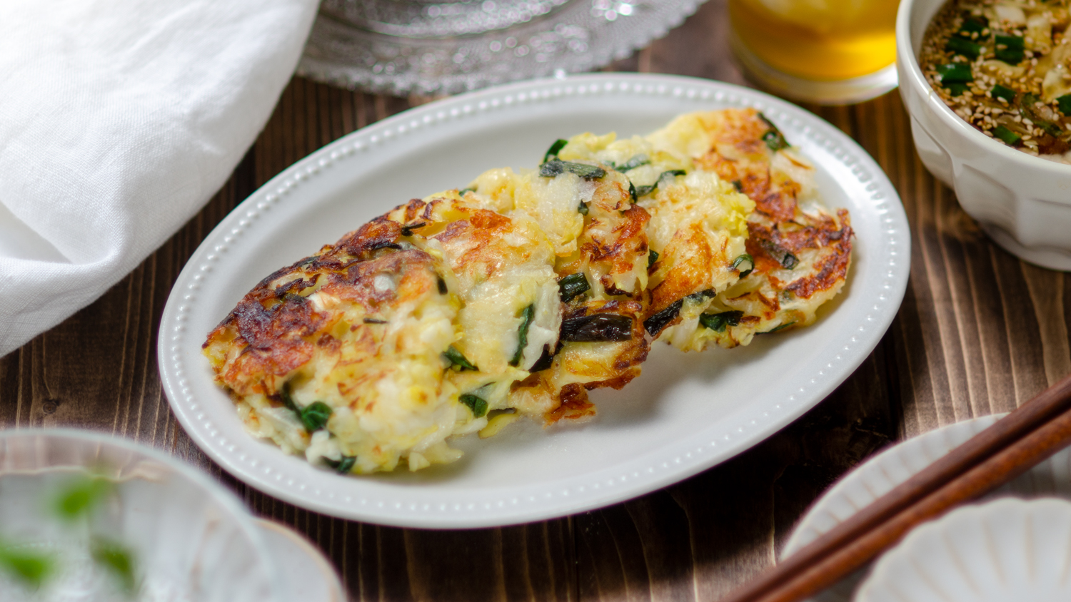 チーズがとろーり!キャベツたっぷり節約お好み焼き