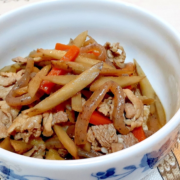 かぼちゃと豚肉の煮物