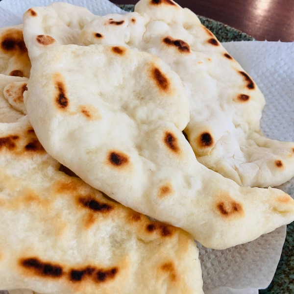 手作りナンで楽しむキーマカレ