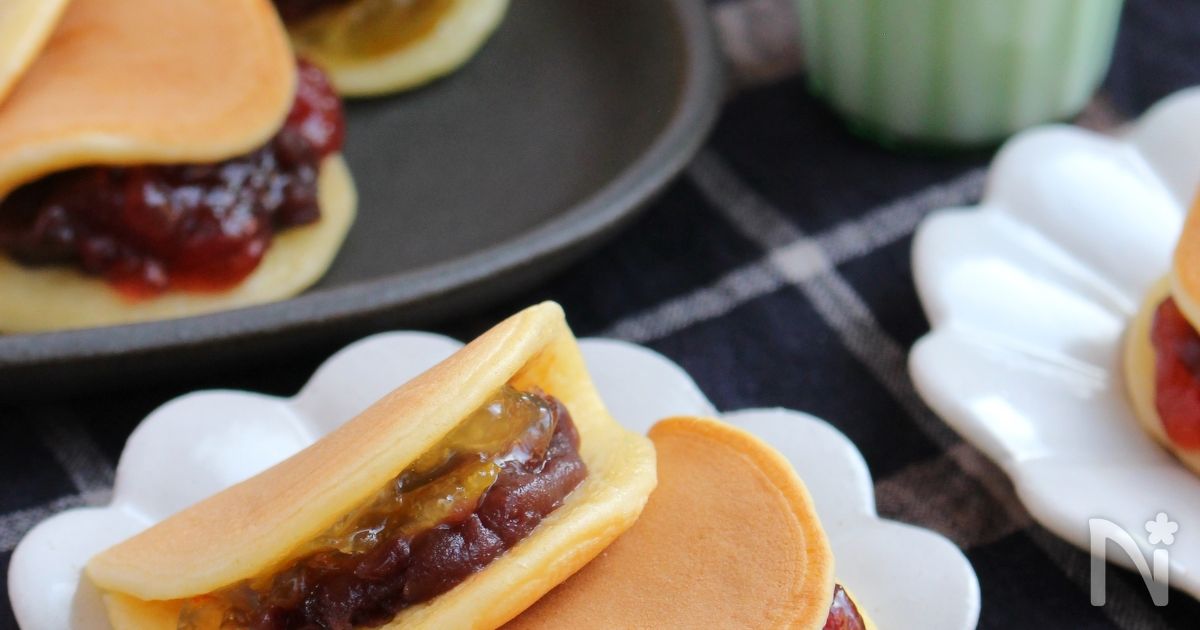 あんこを挟んだバウンドケーキ