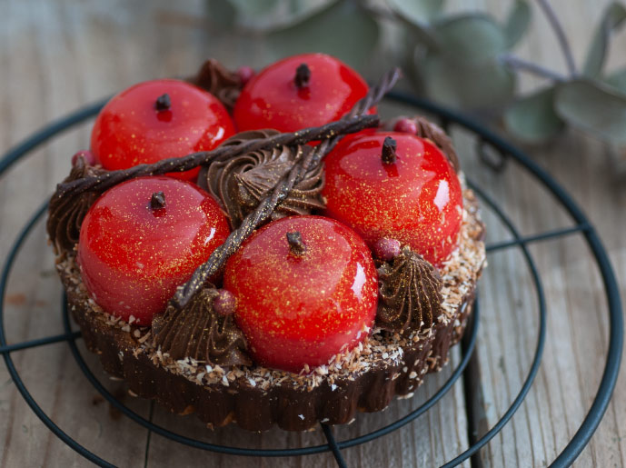 りんご型のケーキ」miho.h