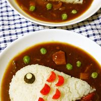 金太郎カレー 子供の日ごはん・子供の日メニューきゃらきゃらの可愛い食卓~簡単でかわいいお菓子と料理レシピ
