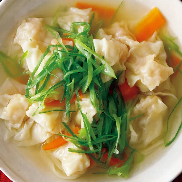 プリプリ海老のワンタン揚げ