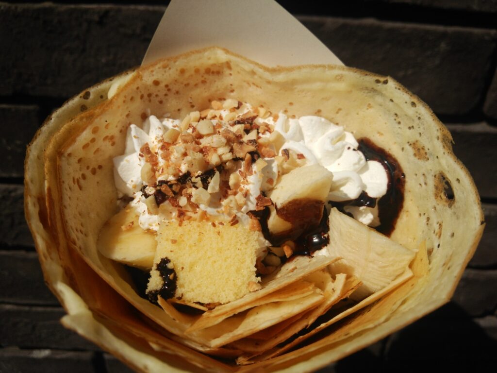 もちもちチョコバナナクレープ🍌 簡単 簡単レシピ レシピ お菓子 お菓子レシピ バナナ チョコレート クレープ 料理 おやつ おうちごはん