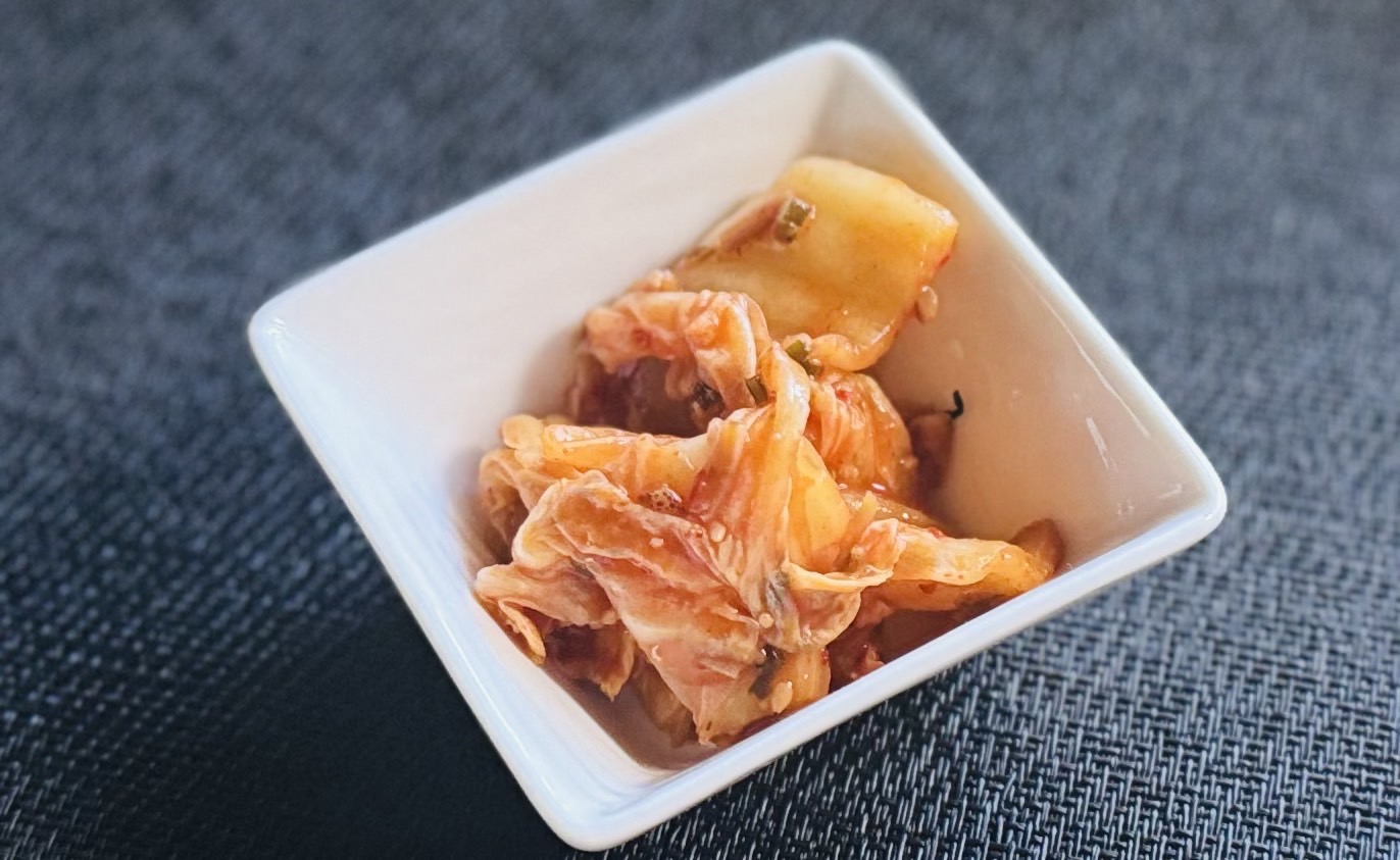 旬の山東菜でコッチョリ 浅漬けキムチ