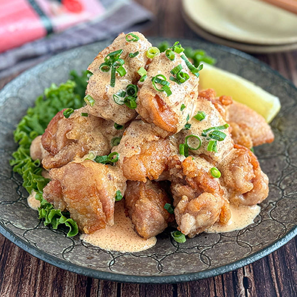 すりおろす手間なし！ 明太叩きとろろ丼